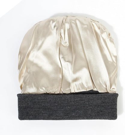 قبعة الحرير الشتوية (قطعتان)